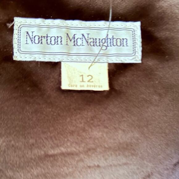 Vintage Norton McNaughton Velvet Paisley Blazer Jacket Size 12 Made in USA NWT - Picture 7 of 10